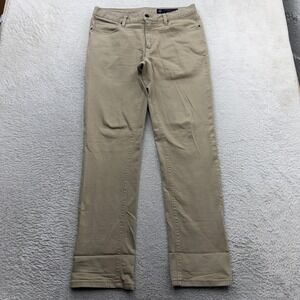 Roark Highway 128 Straight Fit Denim Pants Khaki Tan Mens 32x32 HWY 128 Jeans